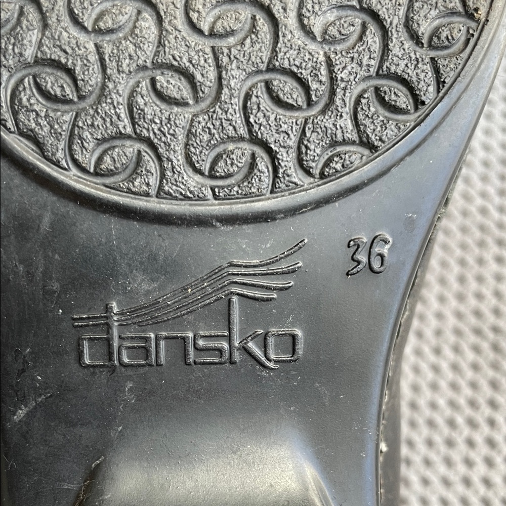 DANSKO 36 Black Women's Mary Jane Shoes clog mule - Picture 3 of 12